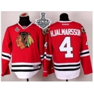 NHL Chicago Blackhawks #4 Nikals Hjalmarsson Red 2015 Stanley Cup Stitched Jerseys