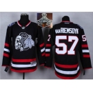 NHL Chicago Blackhawks #57 Van RIEMSDYK Black (White Skull) 2014 Stadium Series 2015 Stanley Cup Champions jerseys