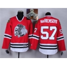 NHL Chicago Blackhawks #57 Van RIEMSDYK Red(White Skull) 2014 Stadium Series 2015 Stanley Cup Champions jerseys