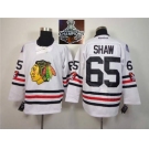 NHL Chicago Blackhawks #65 Andrew Shaw 2015 Winter Classic White 2015 Stanley Cup Champions jerseys