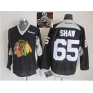 NHL Chicago Blackhawks #65 Andrew Shaw Black Practice 2015 Stanley Cup Champions jerseys