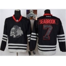 NHL Chicago Blackhawks #7 seabrook Black Ice 2015 Stanley Cup Champions jersey