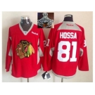 NHL Chicago Blackhawks #81 Marian Hossa Red Practice 2015 Stanley Cup Champions jerseys