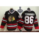 NHL Chicago Blackhawks #86 Teuvo Teravainen Black 2015 Stanley Cup Stitched Jerseys