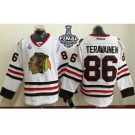 NHL Chicago Blackhawks #86 Teuvo Teravainen white 2015 Stanley Cup Stitched Jerseys