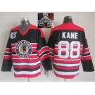 NHL Chicago Blackhawks #88 PATRICK KANE Red Black 75TH CCM 2015 Stanley Cup Champions jerseys