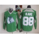 NHL Chicago Blackhawks #88 Patrick Kane Green Practice 2015 Stanley Cup Champions jerseys