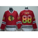 NHL Chicago Blackhawks #88 Patrick Kane Printing red jerseys