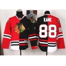 NHL Chicago Blackhawks #88 Patrick Kane Red Black Split 2015 Stanley Cup Champions jerseys