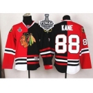 NHL Chicago Blackhawks #88 Patrick Kane Red-Black Split 2015 Stanley Cup Stitched Jerseys