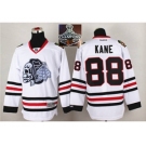 NHL Chicago Blackhawks #88 Patrick Kane White(White Skull) 2014 Stadium Series 2015 Stanley Cup Champions jerseys