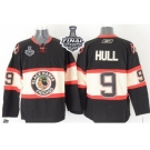 NHL Chicago Blackhawks #9 Bobby Hull Black New Third 2015 Stanley Cup Stitched Jerseys