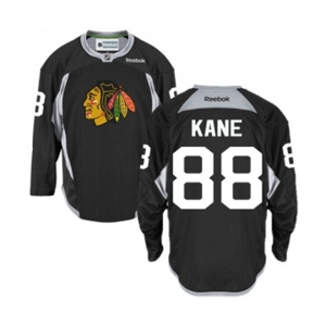 Reebok Chicago Blackhawks #88 Patrick Kane Authentic Black Practice NHL Jersey