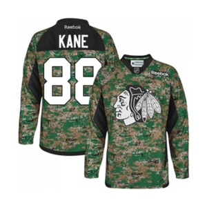 Reebok Chicago Blackhawks #88 Patrick Kane Authentic Camo Veterans Day Practice NHL Jersey