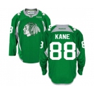 Reebok Chicago Blackhawks #88 Patrick Kane Premier Green Practice NHL Jersey