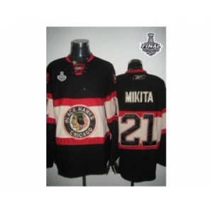 nhl chicago blackhawks #21 mikita black New Third[2015 stanley cup][mikita]