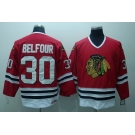 nhl chicago blackhawks #30 belfour red(ccm)