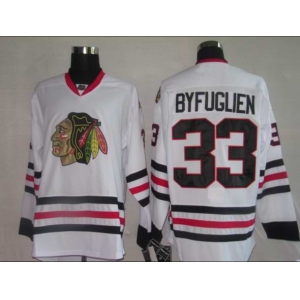 nhl chicago blackhawks #33 byfuglien white