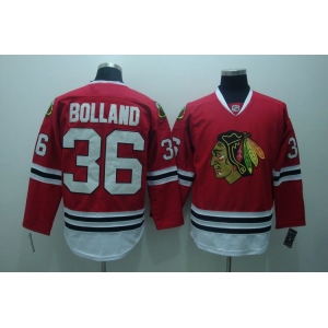 nhl chicago blackhawks #36 bolland red