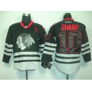 nhl jerseys chicago blackhawks #10 sharp black[2011 new]