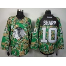 nhl jerseys chicago blackhawks #10 sharp camo