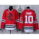 nhl jerseys chicago blackhawks #10 sharp red-1[the skeleton head][2015 stanley cup]