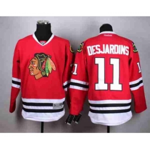 nhl jerseys chicago blackhawks #11 desjardins red[desjardins]