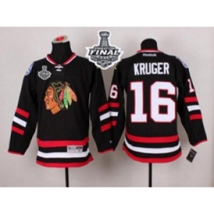 nhl jerseys chicago blackhawks #16 kruger black 2014 Stadium Series[2015 stanley cup][kruger]