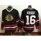 nhl jerseys chicago blackhawks #16 kruger black[kruger]