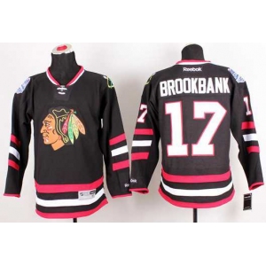 nhl jerseys chicago blackhawks #17 brookbank black[2014 new stadium]