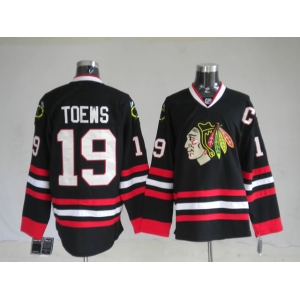nhl jerseys chicago blackhawks #19 janathan toews black
