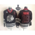 nhl jerseys chicago blackhawks #19 toews black ice[2015 stanley cup][patch C]