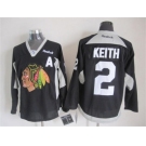 nhl jerseys chicago blackhawks #2 keith black