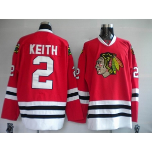 nhl jerseys chicago blackhawks #2 keith red