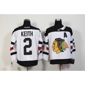 nhl jerseys chicago blackhawks #2 keith white[patch A][2016 stadium]