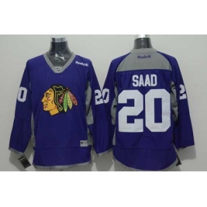 nhl jerseys chicago blackhawks #20 saad purple