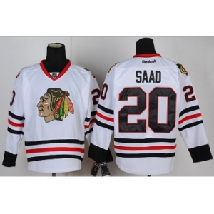 nhl jerseys chicago blackhawks #20 saad white