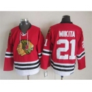 nhl jerseys chicago blackhawks #21 mikita red[m&n]