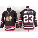 nhl jerseys chicago blackhawks #23 versteeg black[2014 new stadium]