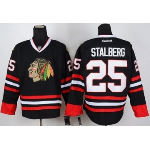 nhl jerseys chicago blackhawks #25 stalberg black