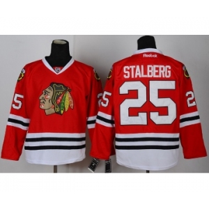 nhl jerseys chicago blackhawks #25 stalberg red