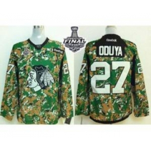 nhl jerseys chicago blackhawks #27 oduya camo[2015 stanley cup][oduya]