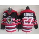nhl jerseys chicago blackhawks #27 roenick black-red[75th]