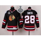 nhl jerseys chicago blackhawks #28 smith black 2014 Stadium Series[2015 stanley cup]