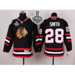 nhl jerseys chicago blackhawks #28 smith black 2014 Stadium Series[2015 stanley cup]