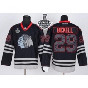 nhl jerseys chicago blackhawks #29 bickell black Ice [2015 stanley cup]