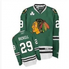 nhl jerseys chicago blackhawks #29 bickell green