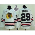 nhl jerseys chicago blackhawks #29 bickell white[2015 winter classic][2015 stanley cup]