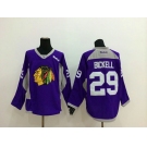 nhl jerseys chicago blackhawks #29 blckell purple