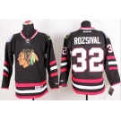 nhl jerseys chicago blackhawks #32 rozsival black[2014 new stadium][rozsival]
